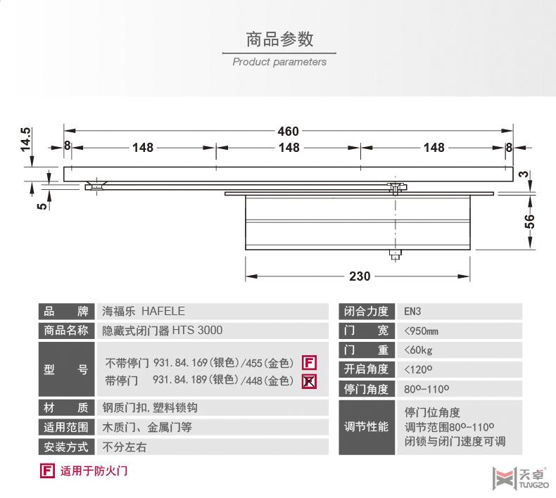 海福樂閉門器