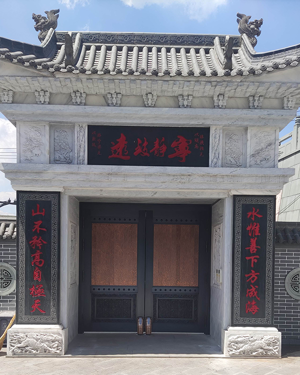 榆林神木市店塔鎮(zhèn)自建房庭院銅門 